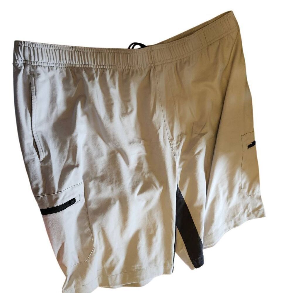 MSX By Michael Strahan  Athletic Shorts With Drawstring Waistband Size XXL Light